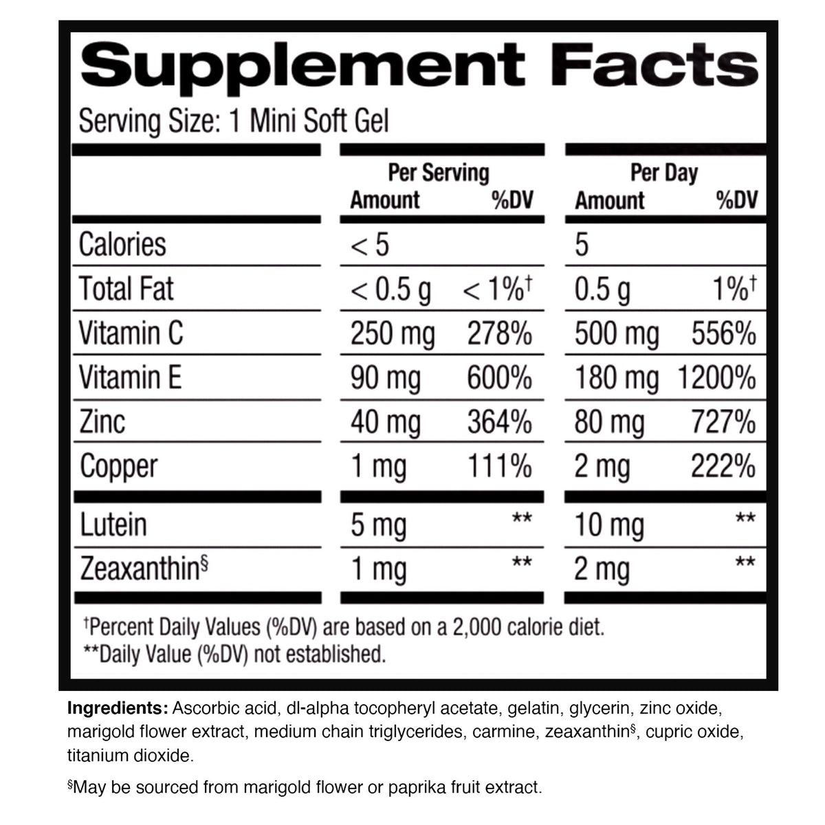 PreserVision Eye Vitamin and Mineral Supplement AREDS 2 Formula Softgels, 210 ct.
