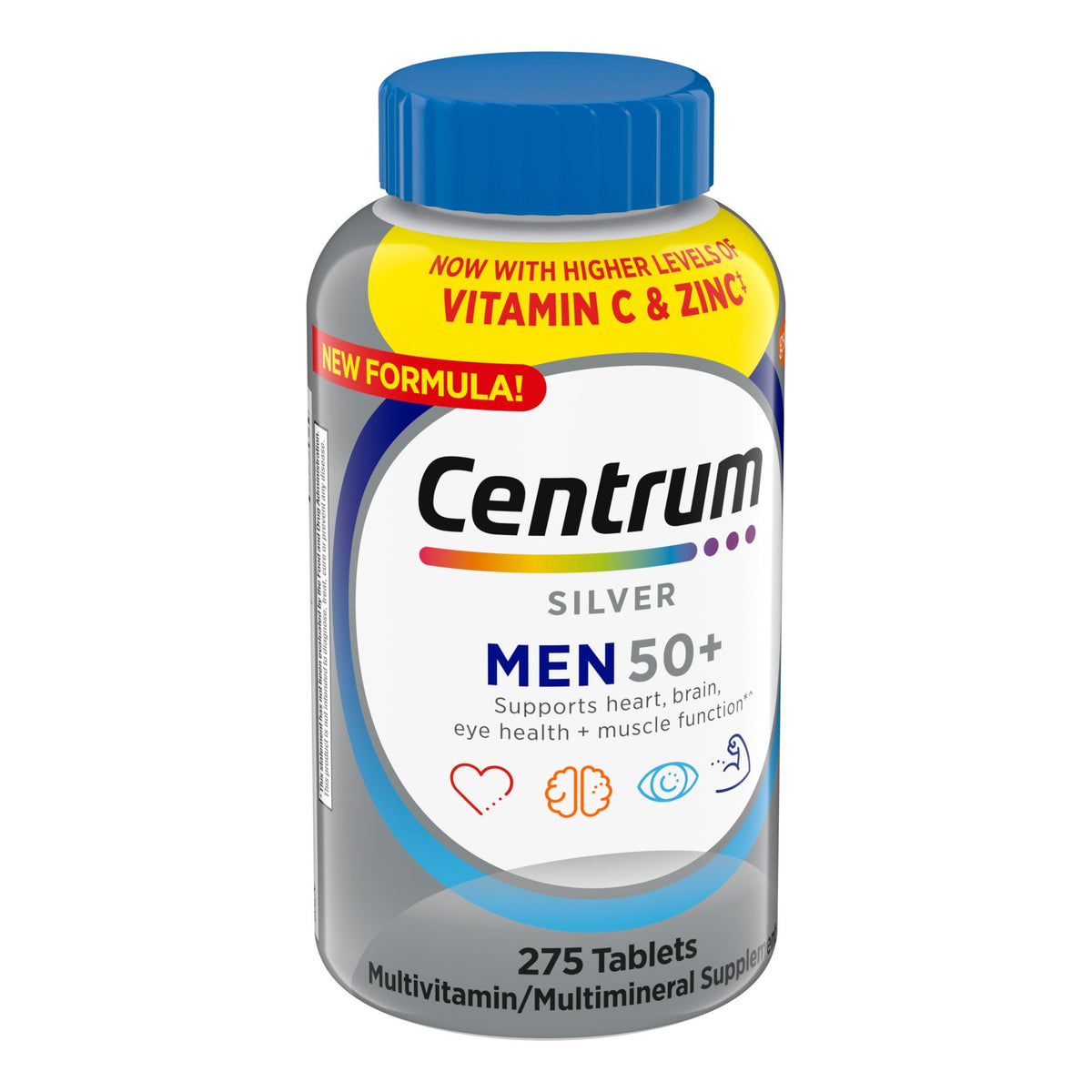 Centrum Silver Men's Multivitamin and Multimineral Supplement Tablets, 275 ct.