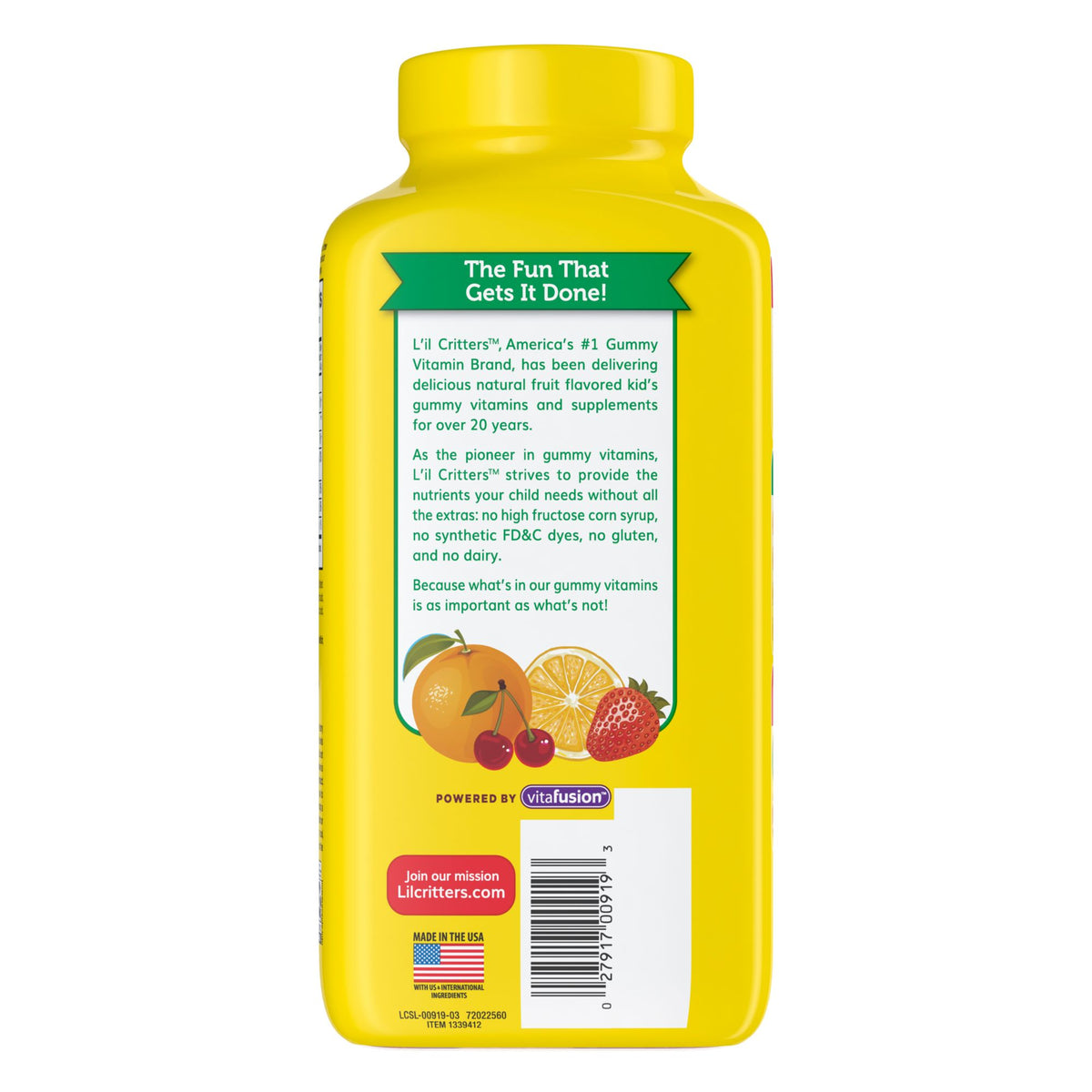 L'il Critters Immune C Gummy Vitamins, 290 ct.