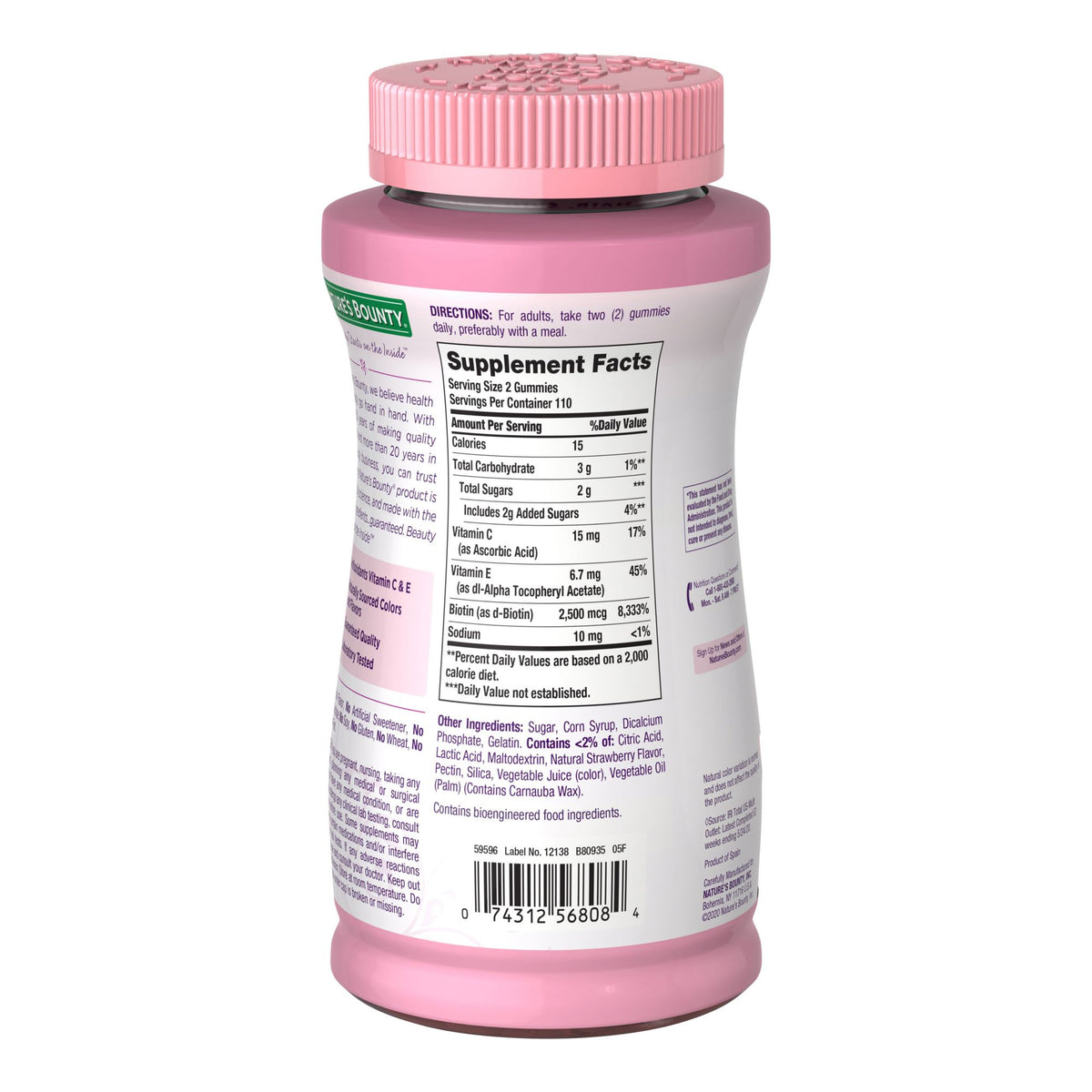 Nature's Bounty Optimal Solutions Hair, Skin, Nails, 220 ct.