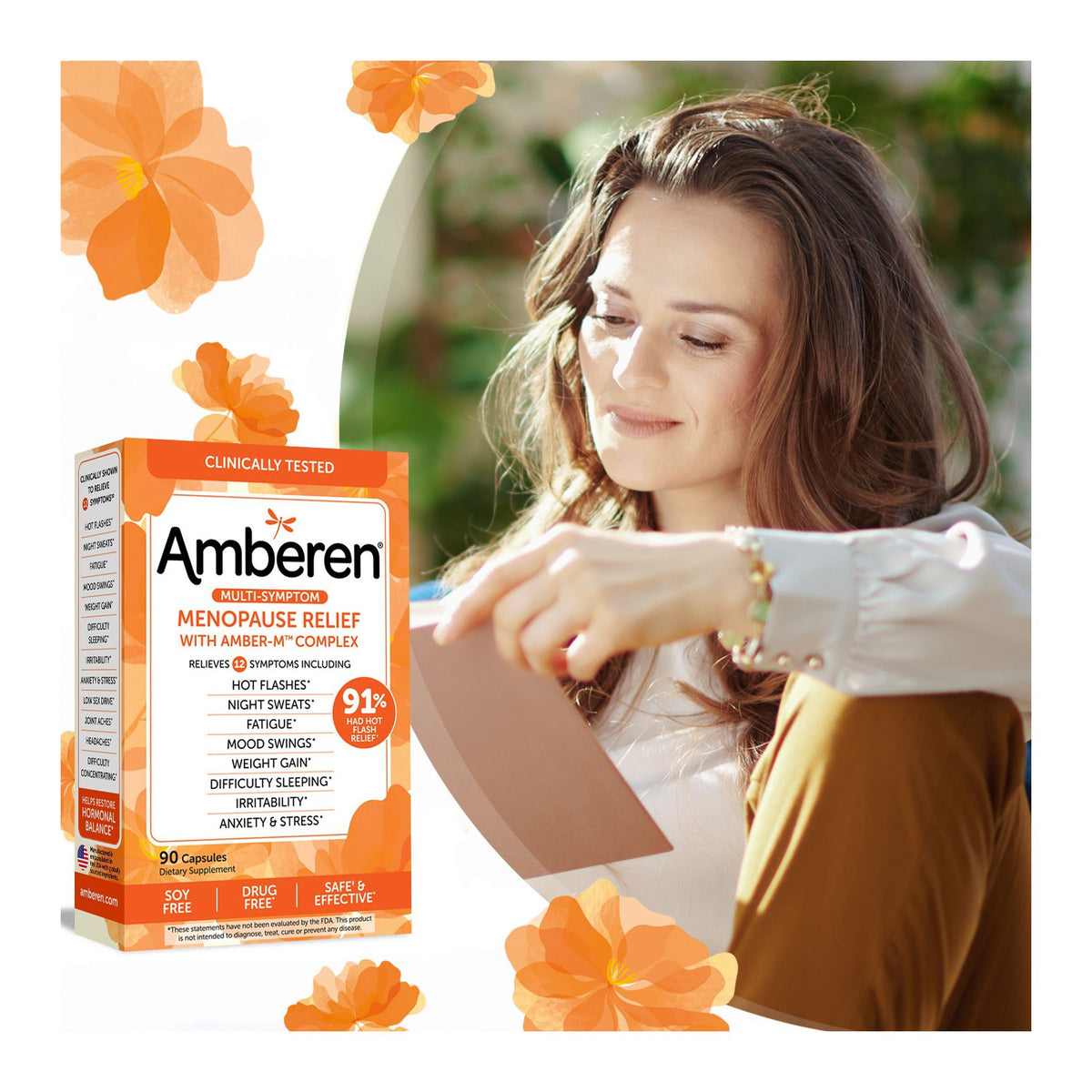 Amberen Multi-Symptom Menopause Relief, 90 ct.