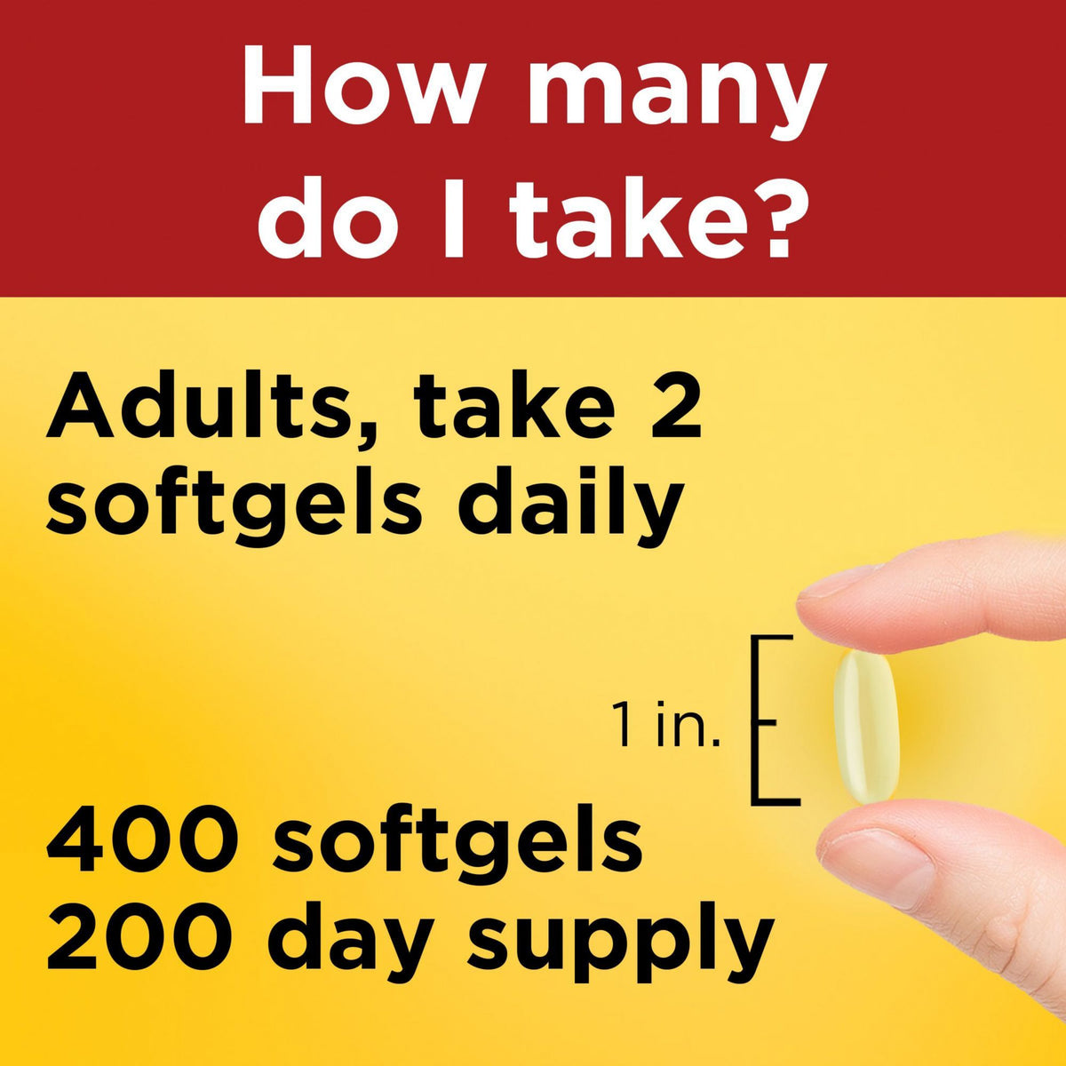 Nature Made Fish Oil 1200mg Softgels, 400 ct.