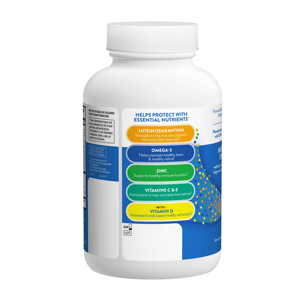 Bausch & Lomb Ocuvite Adult 50+ Eye Vitamin & Mineral Supplement, 150 ct.