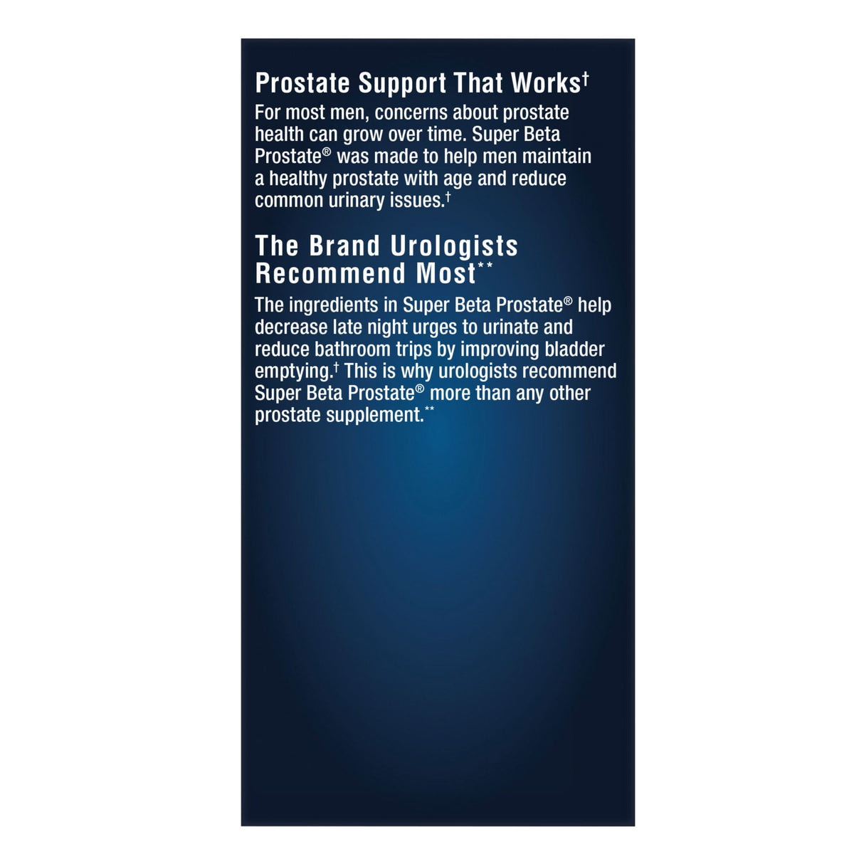 Super Beta Prostate Male Supplement with 250mg Beta-Sitosterol, 120 ct.