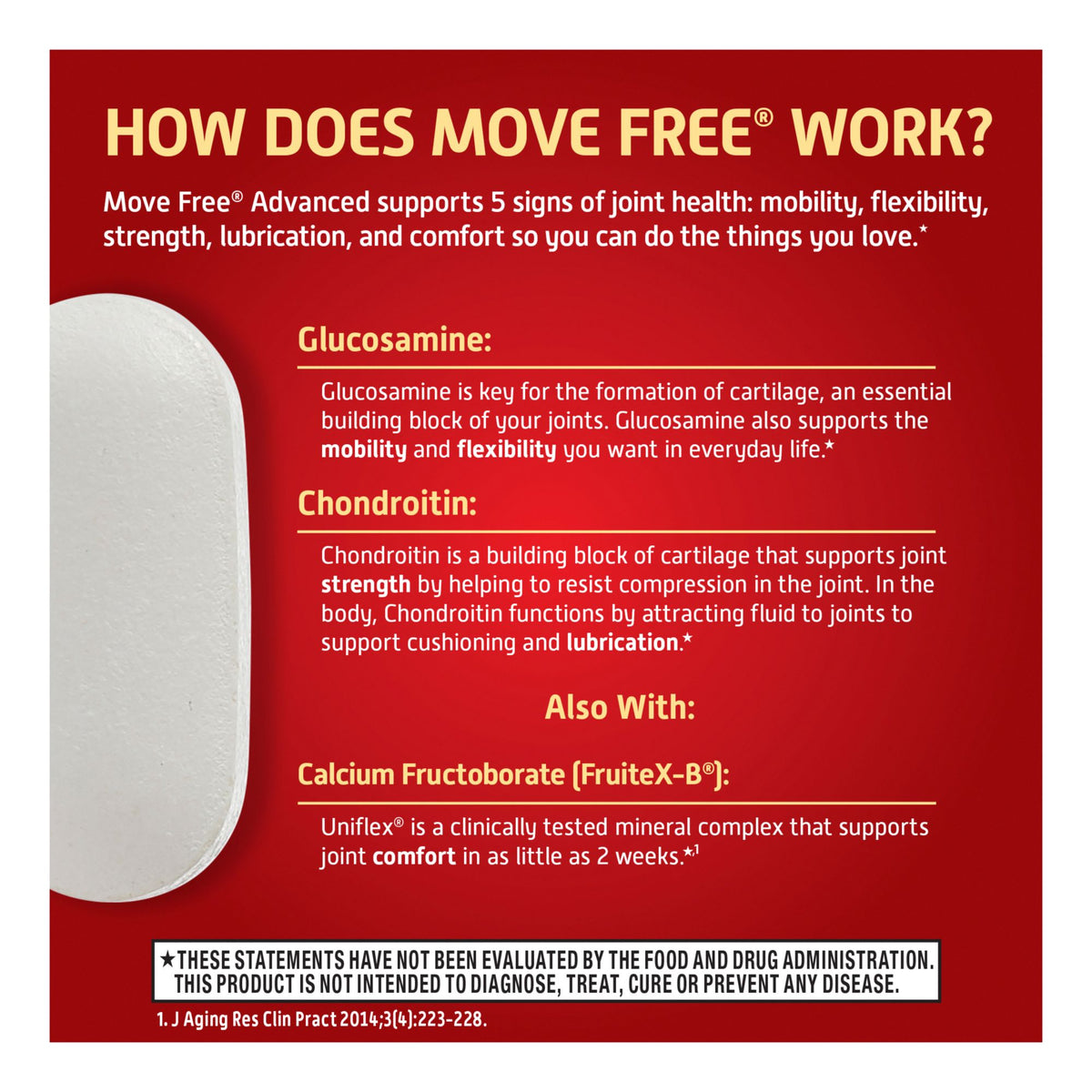 Move Free Advanced Dietary Supplement Tablets, 200 ct.