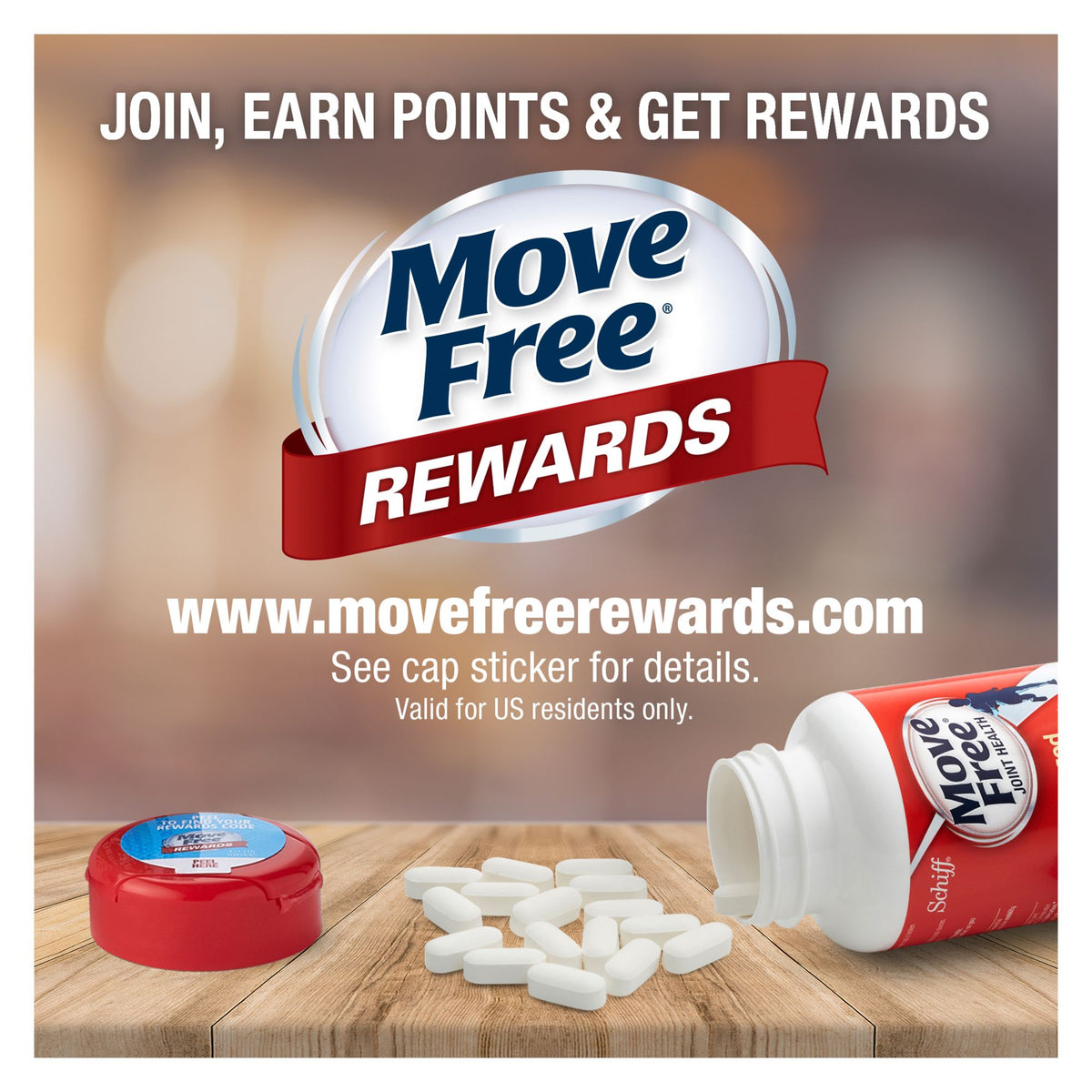 Move Free Advanced Dietary Supplement Tablets, 200 ct.