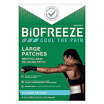 Biofreeze Large Patch, 15 ct.