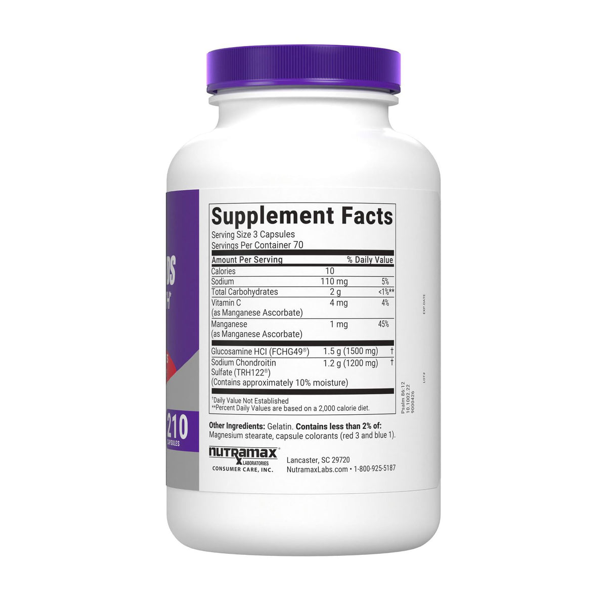 Nutramax Cosamin DS Joint Health Supplement with Glucosamine & Chondroitin, 210 ct.