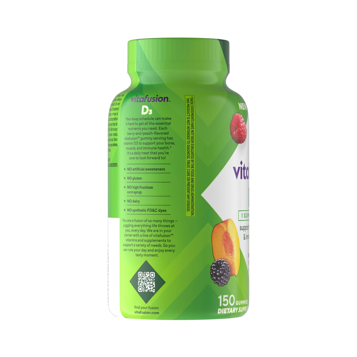 Vitafusion Vitamin D Gummy Vitamins, 150 ct.