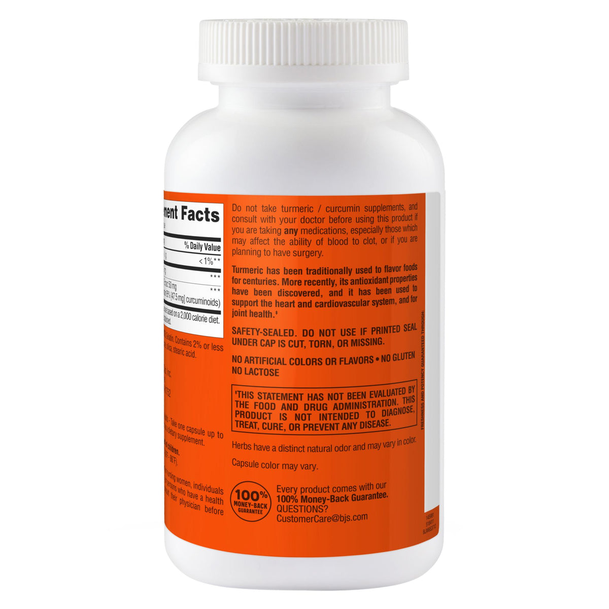 Berkley Jensen Turmeric 500mg Capsules, 365 ct.