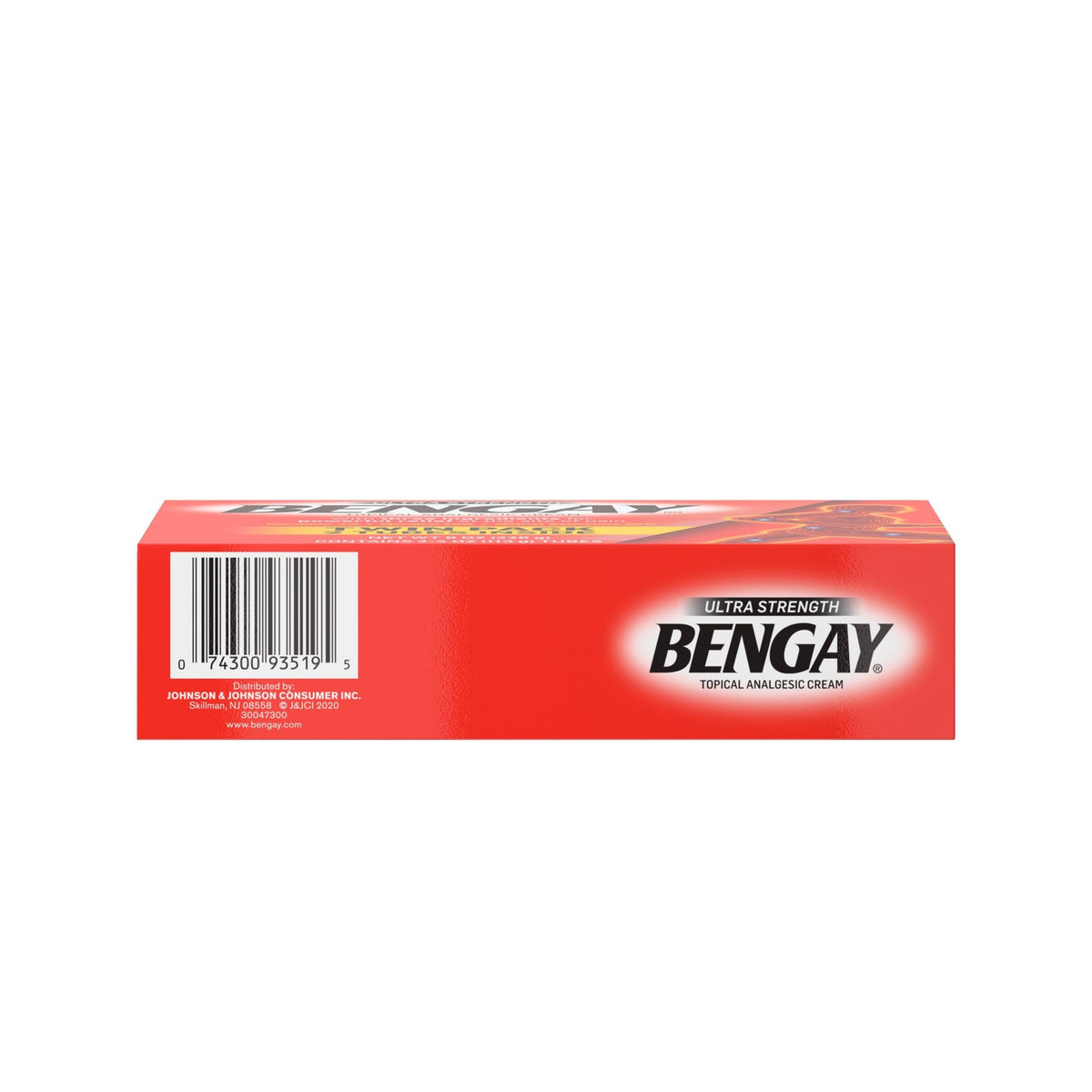 Ultra Strength Bengay Non-Greasy Topical Pain Relief Cream, 2 x 4 oz