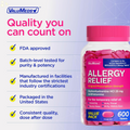 Valumeds Allergy Medicine Antihistamine, Diphenhydramine Hcl 25 Mg | Children and Adults | Relieve Itchy Eyes, Runny Nose, Sneezing (25 Mg, 600 Count)