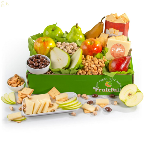 Perfect Pairings Deluxe Fruit, Cheese and Gourmet Box