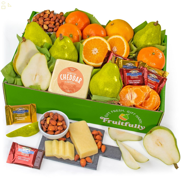 Harvest Favorites Fruit and Gourmet Gift Box 