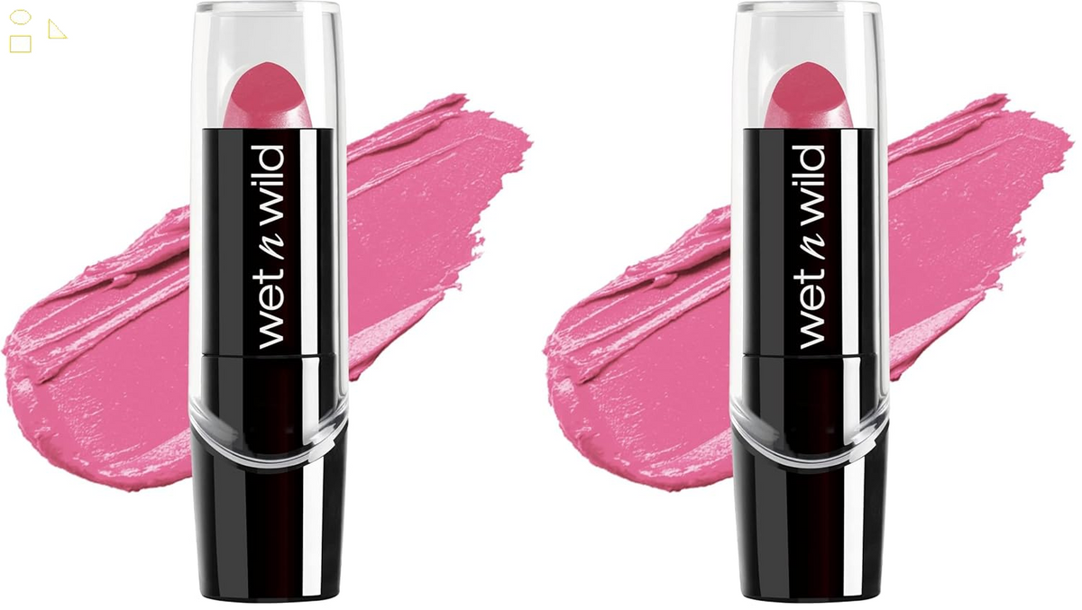 Wet N Wild Silk Finish Lipstick, Hydrating Rich Buildable Lip Color, Formulated with Vitamins AE, & Macadamia for Ultimate Hydration, Cruelty-Free & Vegan - Dark Pink Frost