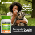 24-Hour Allergy Medicine 500-Count Non-Drowsy Antihistamine for Pollen, Hay Fever, Dry, Itchy Eyes, Allergies | Cetirizine Hcl 10Mg Tablets, Compare to Leading