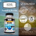 Naturals - Neuro Brain for Memory & Focus - Nootropic Energy Capsule - Nootropic Brain Support Supplement - Focus & Concentration & Learning Accuracy - Cognitive Function - 60 Count