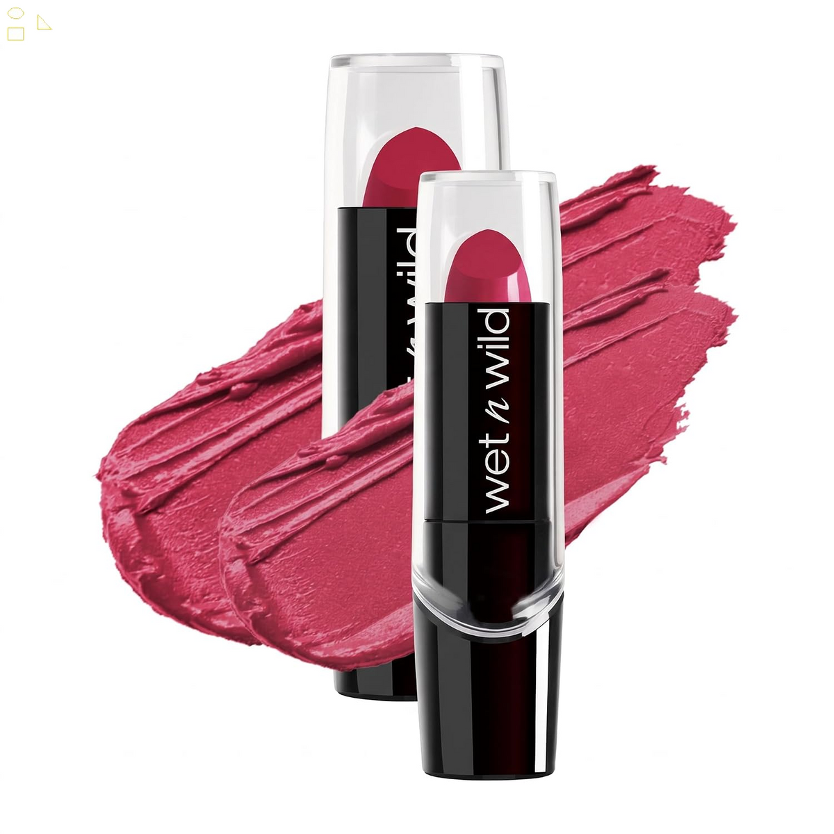Wet N Wild Silk Finish Lipstick, Hydrating Rich Buildable Lip Color, Formulated with Vitamins AE, & Macadamia for Ultimate Hydration, Cruelty-Free & Vegan - Dark Pink Frost