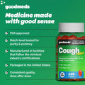 Cough Relief for Adults Softgels Dextromethorphan Hbr (DXM) 15Mg 8Hour, Non-Drowsy, Long-Lasting Bronchial Suppressant for Dry Cough and Chest Congestion (120 Count)