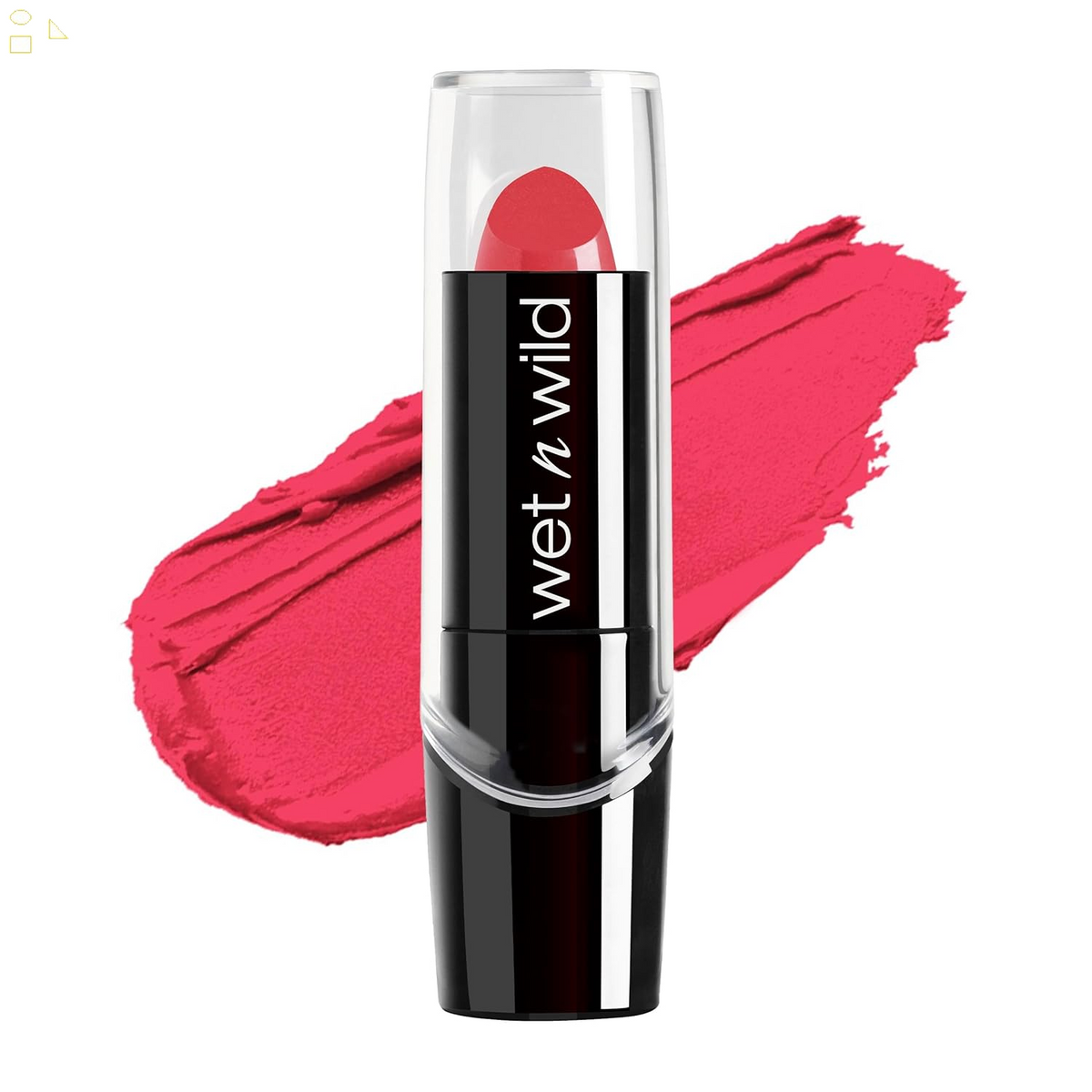 Wet N Wild Silk Finish Lipstick, Hydrating Rich Buildable Lip Color, Formulated with Vitamins AE, & Macadamia for Ultimate Hydration, Cruelty-Free & Vegan - Dark Pink Frost