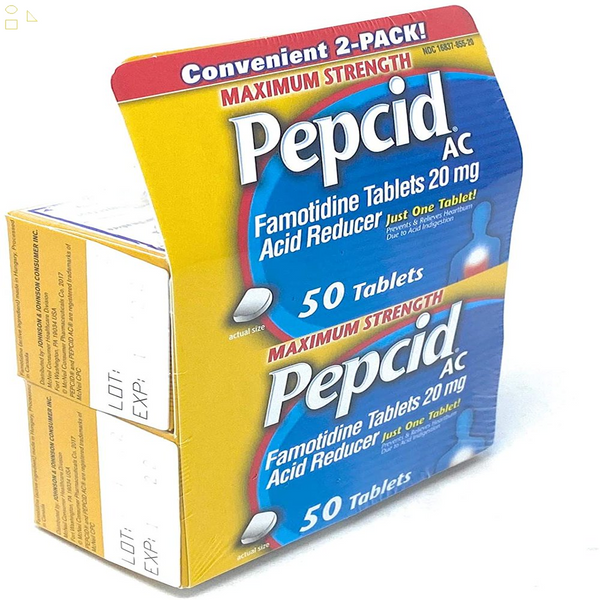 Pepcid AC Maximum Strength 20 Mg 100 Tablets OfferToGo Pepcid ac maximum strength 20 mg 100 tablets offertogo