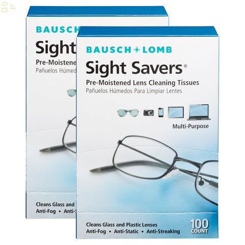Sight Savers Lens Cleaning Tissues, 200 Tissues | Anti-Fog, Anti-Static, Anti-Streaking