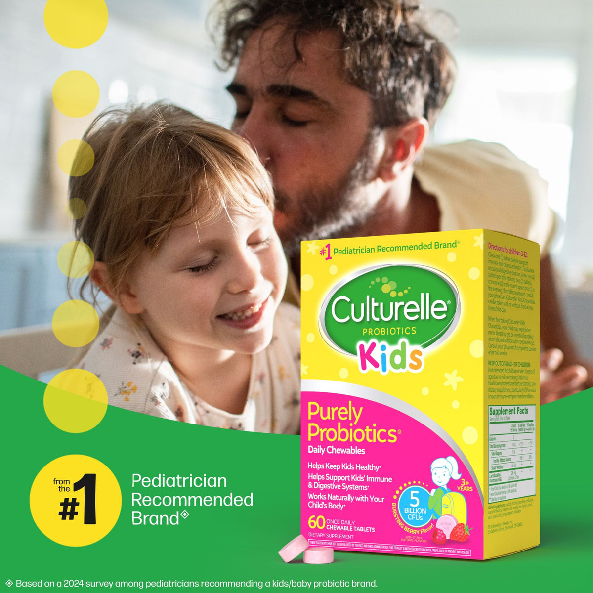 Culturelle Kids Daily Probiotic, 60 ct.