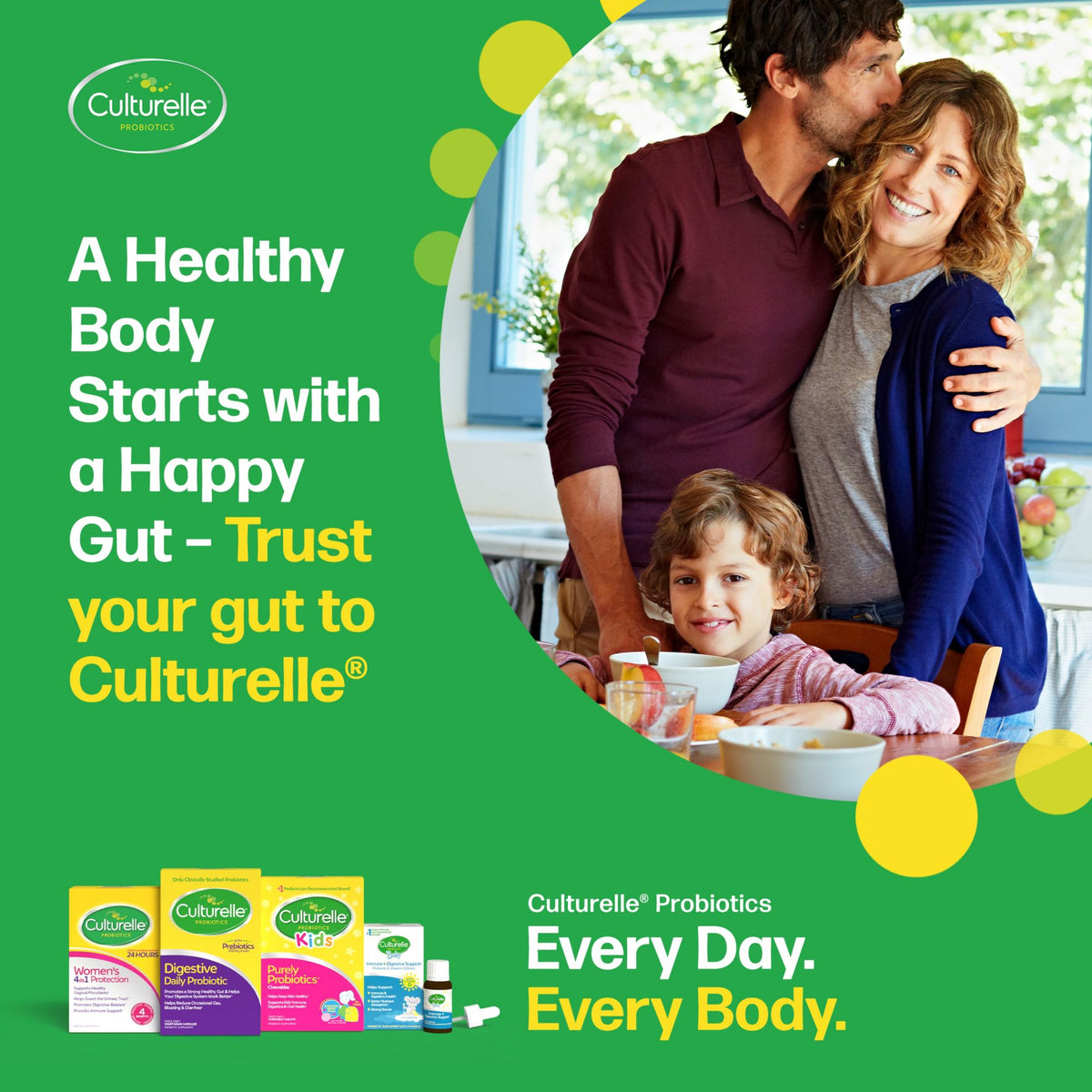Culturelle Kids Daily Probiotic, 60 ct.