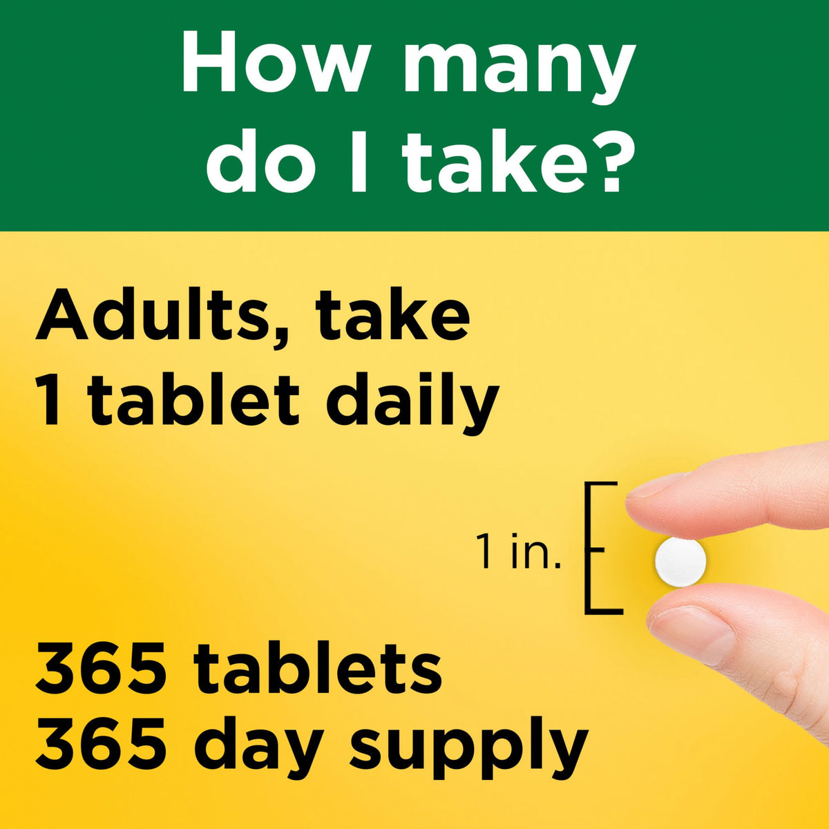 Nature Made Iron 65mg (325mg Ferrous Sulfate) Tablets, 365 ct.