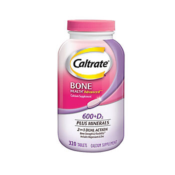 Caltrate 600+D3 Plus Minerals with Magnesium and Zinc, 320 Count