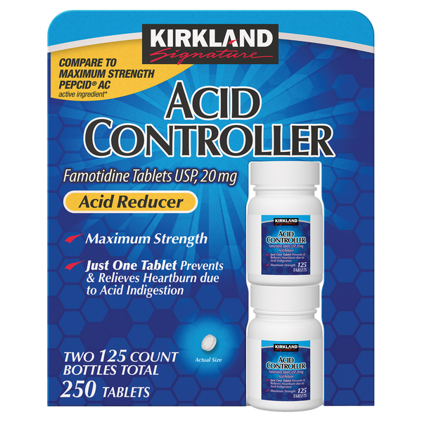 K. Signature Acid Controller 20 Mg., 250 Tablets 