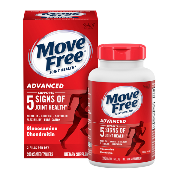 Schiff Move Free Advanced Joint Supplement, 200 Tablets 