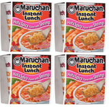 Maruchan Ramen Noodle Instant Lunch Hot & Spicy Shrimp, 2.25 Oz, Pack of 4