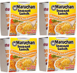 Pack of 4 Maruchan Roast Chicken Flavor Ramen Noodle Instant Lunch , 2.25 Oz