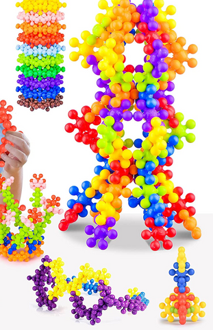 OFFERTOGO 300 Pieces Building Blocks Creativity Puzzle Toys for Preschool Kids Boys and Girls