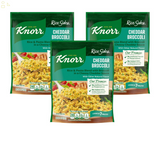 3 Pack Knorr Rice Cheddar Broccoli Rice Sides with Long Grain Rice No Artificial Flavors, No Preservatives, No Added MSG