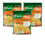 3 PK Knorr R Chicken Broccoli Rice Sides with Long Grain Rice and Vermicelli Pasta No Artificial Flavors, No Preservatives, No Added MSG 
