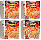 Maruchan Chicken Hot & Spicy Instant Lunch, 2.25 Oz, Pack of 4