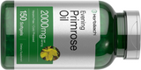 Evening Primrose Oil Capsules 2000Mg | 150 Softgels | Hexane and Solvent Free Pills | Cold Pressed Supplement with GLA | Non-Gmo, Gluten Free | Packaging May Vary | by