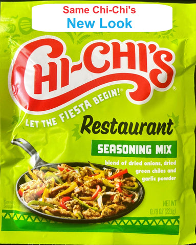 CHI-CHI'S Fiesta Restaurante Seasonings Mix, .78 Oz | Diced Onions, Garlic, and Green Chiles| Bundle With OFFERTOGO Health Guide