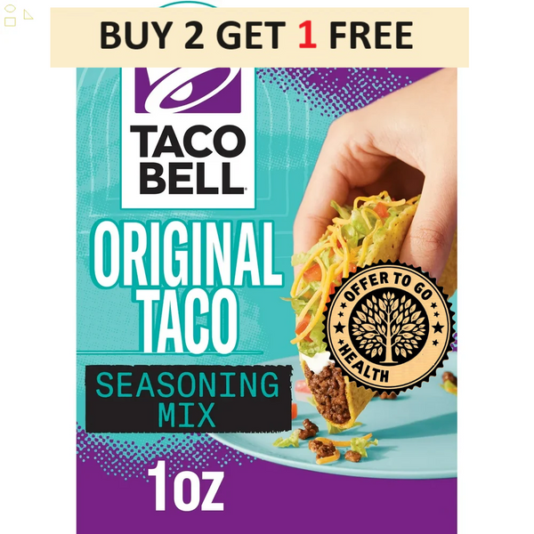 * Taco Bell Original Taco Seasoning Mix, 28g Packet | Buy 2 Get 1 Free 