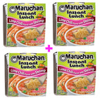 4 Packs Maruchan Lime Chili, Shrimp Instant Lunch Ramen Noodles Cup 2.25 Oz Each