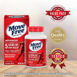 Move Free Advanced, Joint Health Glucosamine, Chondroitin, Hyaluronic acid + Calcium (200 Ct.) 