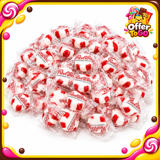 Soft Peppermint Puffs Infused with Real Peppermint Oil - Individually Wrapped, Handcrafted Artisanal Candy