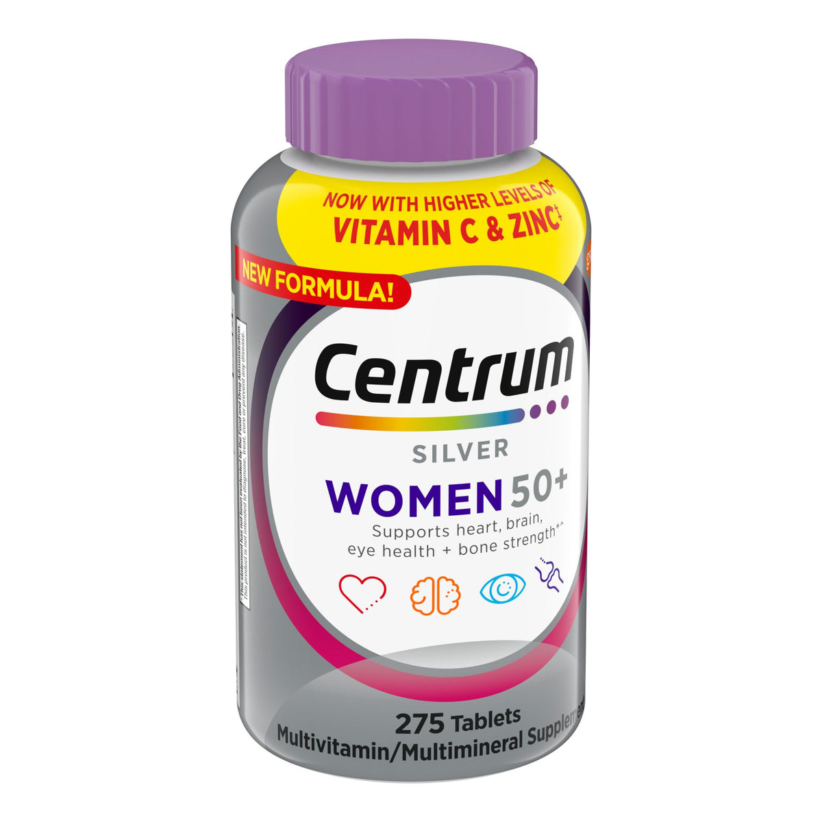 Centrum Silver Women's Multivitamin and Multimineral Supplement Tablets, 275 ct.