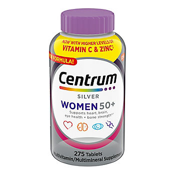Centrum Silver Women's Multivitamin and Multimineral Supplement Tablets, 275 ct.
