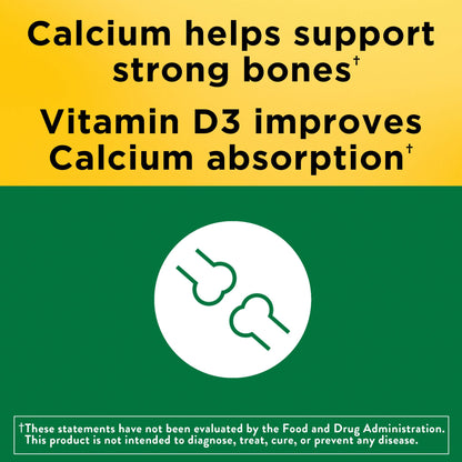 Nature Made Calcium 750mg with Vitamin D3 and K, Tablets, 300 ct.