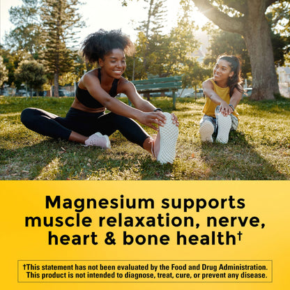 Nature Made Magnesium Citrate 250mg Softgels, 180 ct.