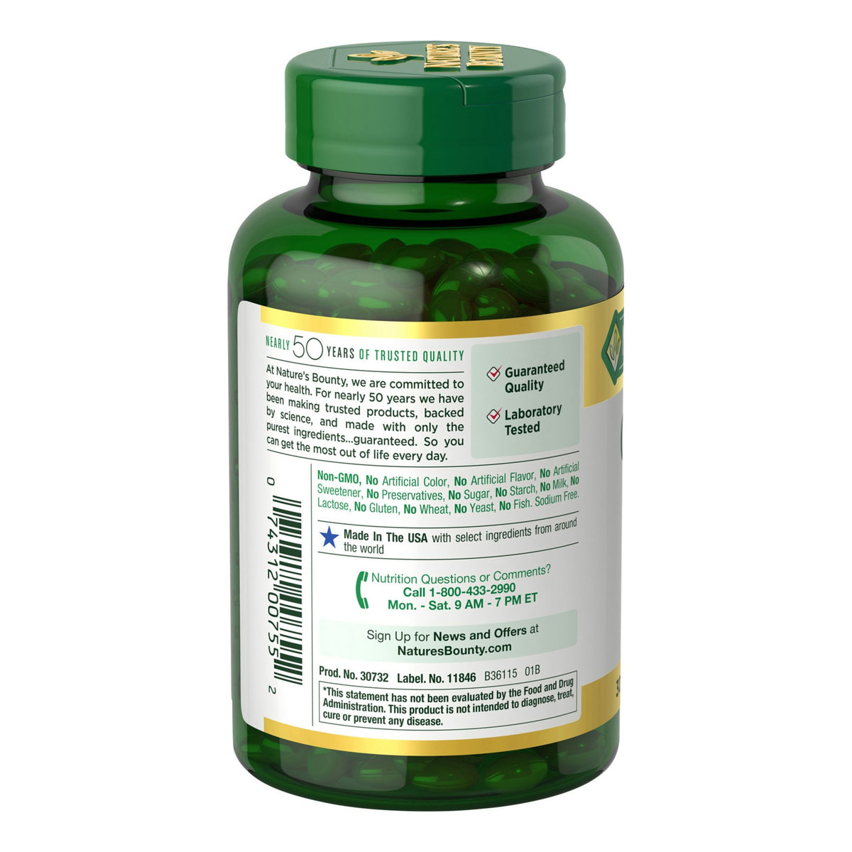 Nature's Bounty Cranberry Fruit 4200 mg, 300 ct.