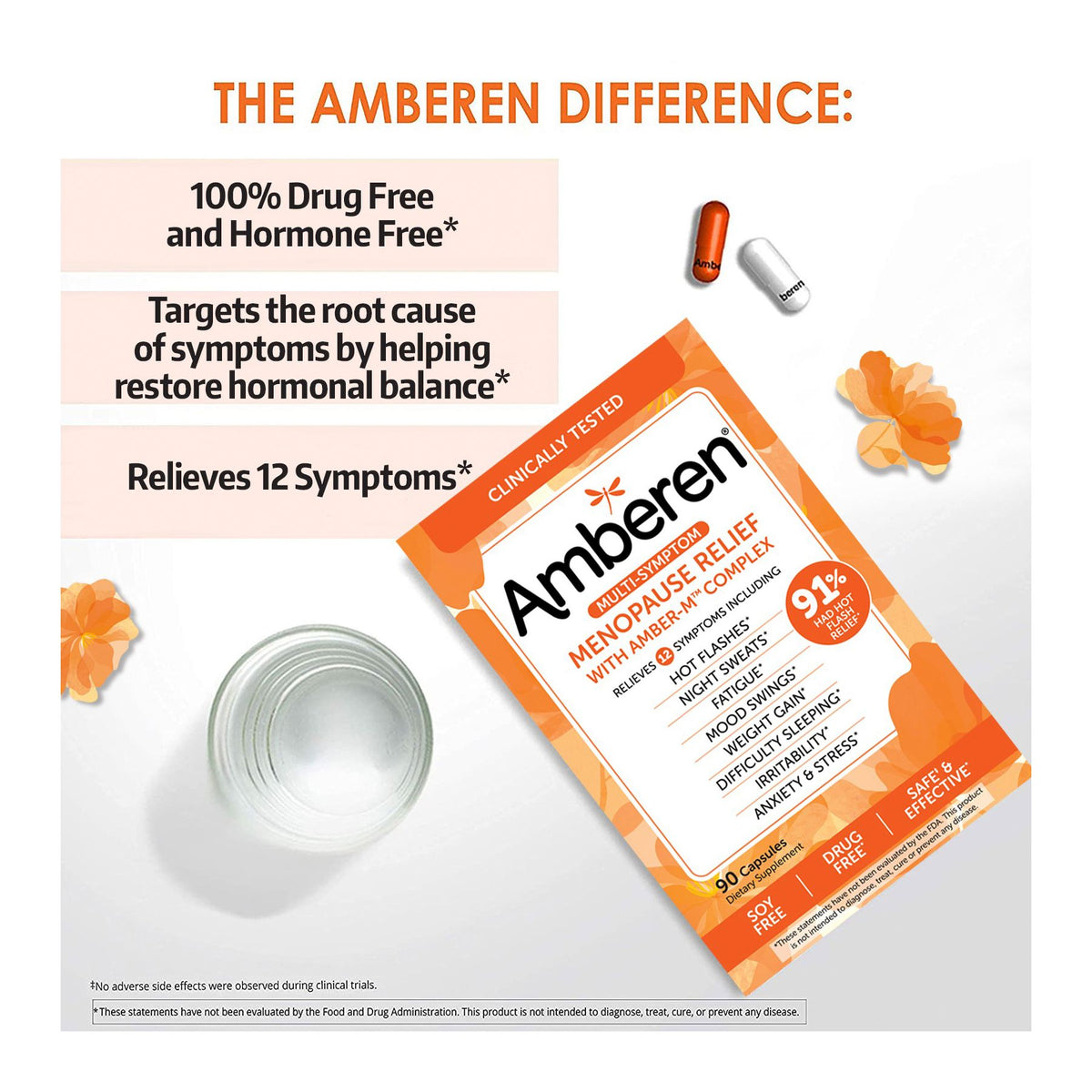 Amberen Multi-Symptom Menopause Relief, 90 ct.